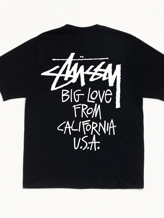 Stussy Other - Stussy BIG LOVE TEE black
